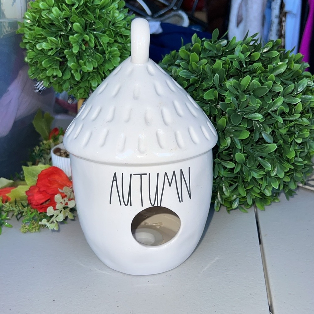 Rae Dunn Autumn Acorn Birdhouse for Fall